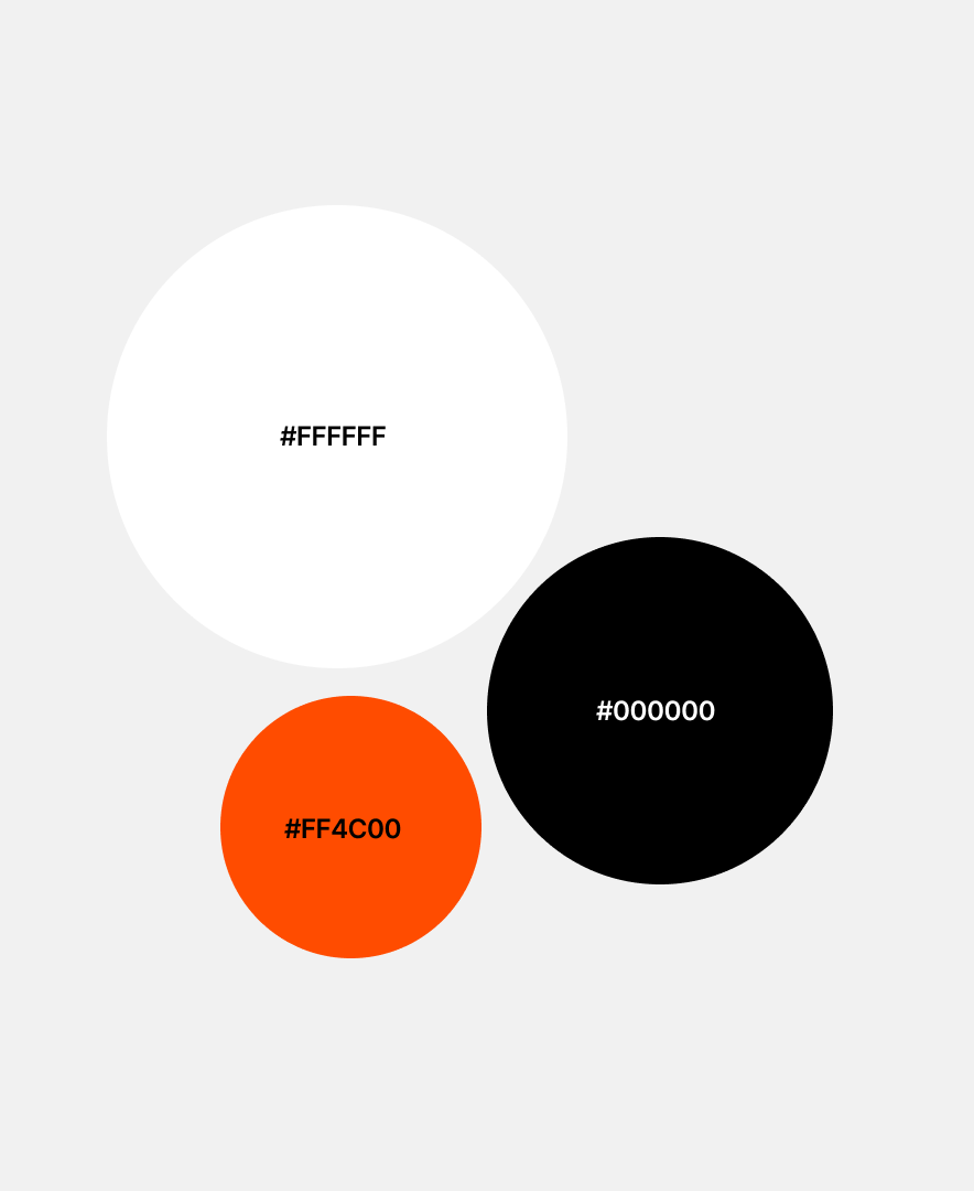 Zalando brand guidelines showing typography, color palette with signature orange, and design tokens used in redesign